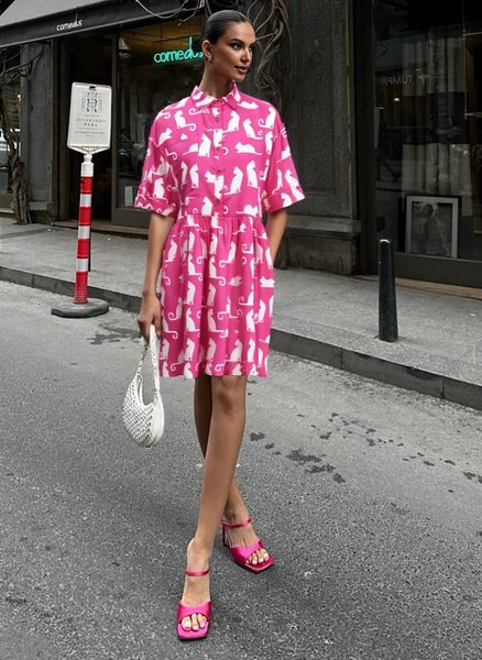 Summer dress Glamorous by Glam - Pink -