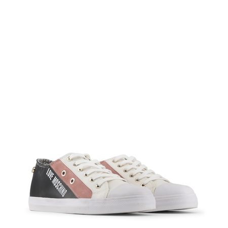 Women's sneakers Love Moschino - Black-white -