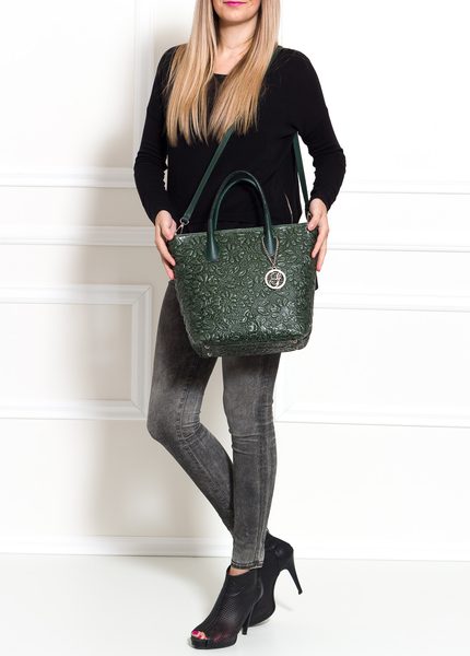 Borsa a mano da donna in pelle Glamorous by GLAM - Verde -