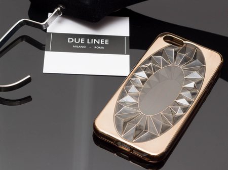Védőtok iPhone 5/5S/SE készülékekhez Due Linee - Arany