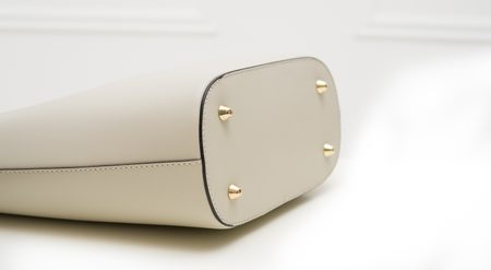 Real leather handbag Glamorous by GLAM - Beige -
