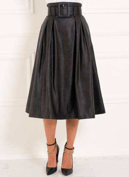 Skirt Due Linee - Black -