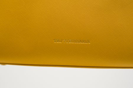 Borsa a mano da donna in pelle Tru Trussardi - Giallo -