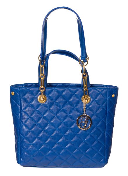 Borsa a spalla da donna in pelle Glamorous by GLAM - Blu -