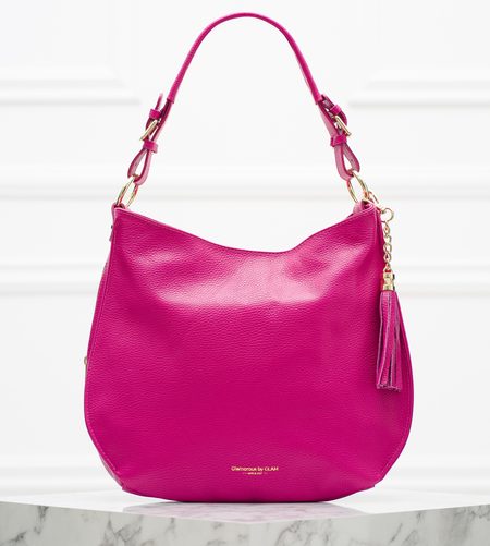 Real leather shoulder bag Glamorous by GLAM - Pink -