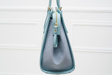 Borsa a mano da donna in pelle Glamorous by GLAM - Blu -