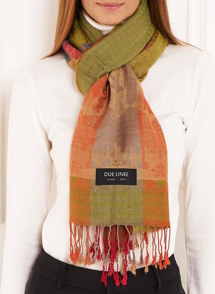 Scarf Due Linee - Green -
