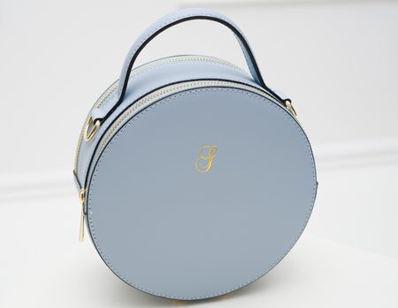 Női bőr crossbody Glamorous by GLAM - Kék -