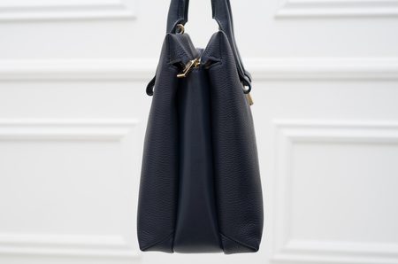 Bolso de cuero de mano para mujer Michael Kors - Azul oscuro -