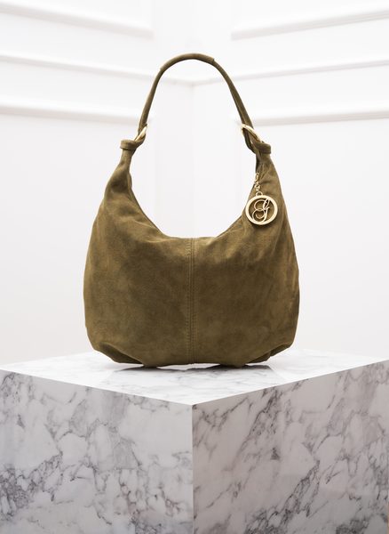 Real leather shoulder bag Glamorous by GLAM - Green -