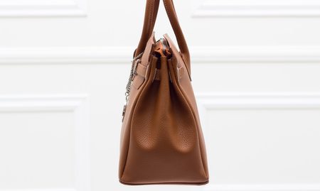 Real leather handbag Glamorous by GLAM - Brown -