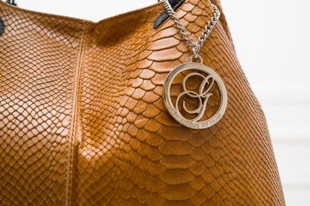 Bolso de cuero de mano para mujer Glamorous by GLAM - Marrón -