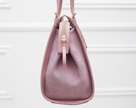 Real leather handbag Glamorous by GLAM - Pink -