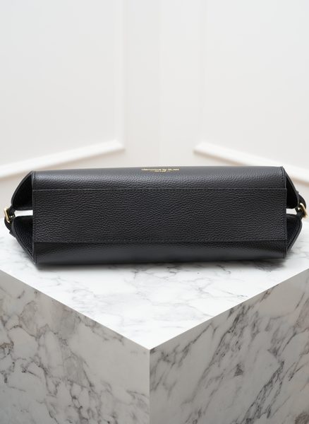 Real leather shoulder bag Glamorous by GLAM - Black -