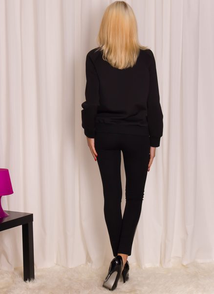 Dámský bundička na zip se vzorem páva -