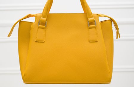 Bolso de cuero de mano para mujer Tru Trussardi - Amarillo -