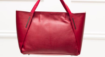 Real leather handbag Glamorous by GLAM - Red -