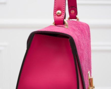 Real leather handbag Glamorous by GLAM - Pink -