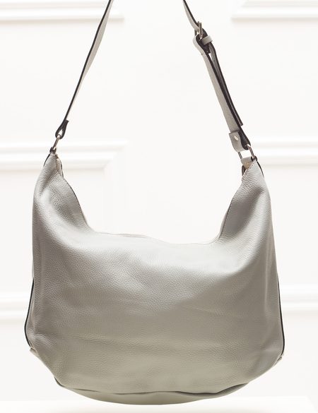 Real leather shoulder bag Glamorous by GLAM - Grey -