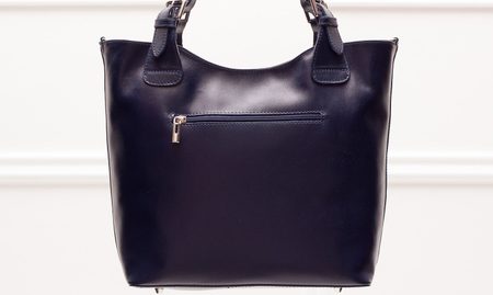 Bolso de cuero de mano para mujer Glamorous by GLAM - Azul oscuro -