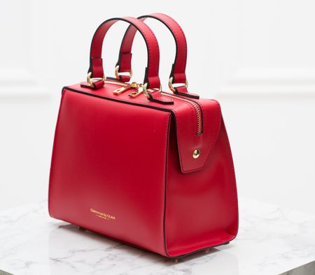 Borsa a mano da donna in pelle Glamorous by GLAM - Rosso -