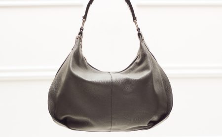 Real leather shoulder bag Glamorous by GLAM - Grey -