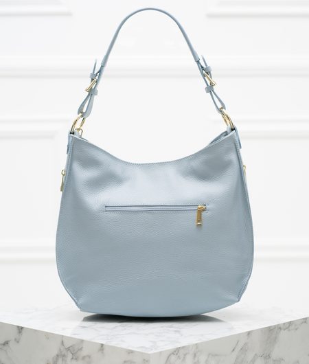 Real leather shoulder bag Glamorous by GLAM - Blue -