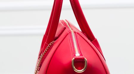 Real leather handbag Glamorous by GLAM - Red -