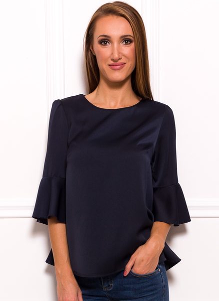 Top donna Glamorous by Glam - Blu scuro -