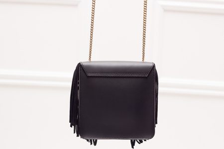 Bolso de cuero crossbody para mujer Glamorous by GLAM - Negro -