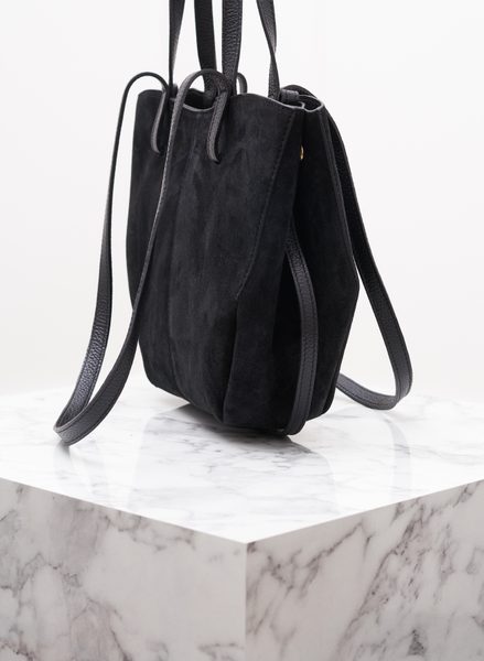 Real leather shoulder bag Glamorous by GLAM - Black -