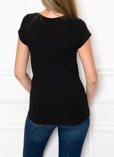 Camiseta para mujer Due Linee - Negro -