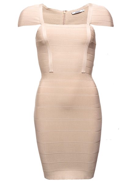 Bandage dress GLAM&GLAMADISE - Beige -