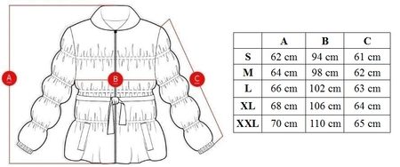 Chaqueta de invierno para mujer Due Linee - Azul oscuro -