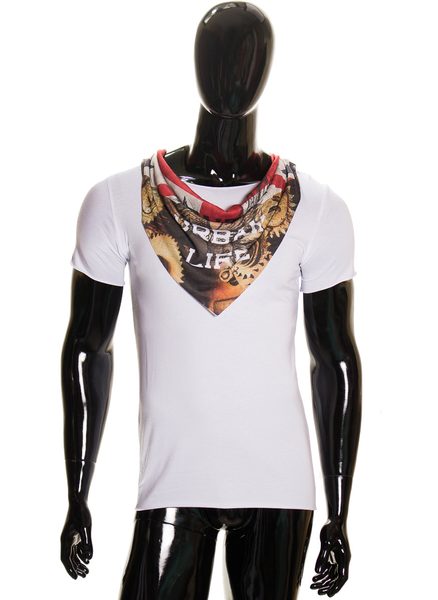 Men’s t-shirt Glamorous by Glam - White -