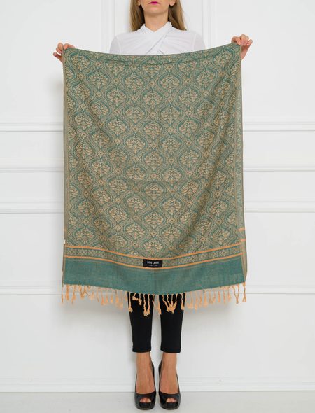 Women's scarf Due Linee - Green -