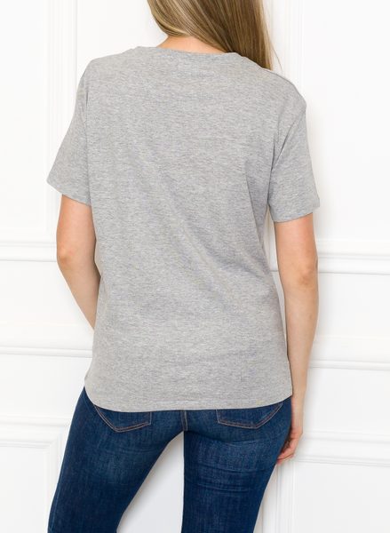 Women's T-shirt Due Linee - Grey
