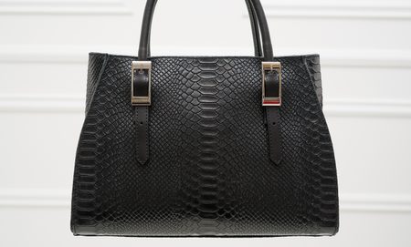 Real leather handbag Glamorous by GLAM - Black -