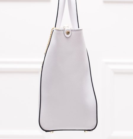 Borsa a mano da donna in pelle Glamorous by GLAM - Bianco -