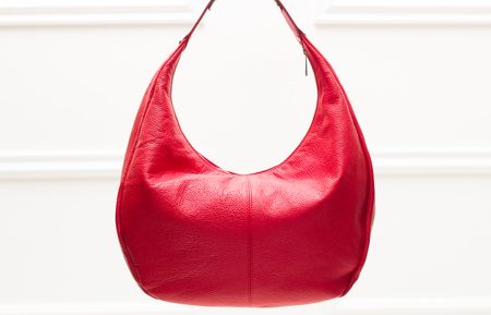 Real leather shoulder bag Glamorous by GLAM - Red -