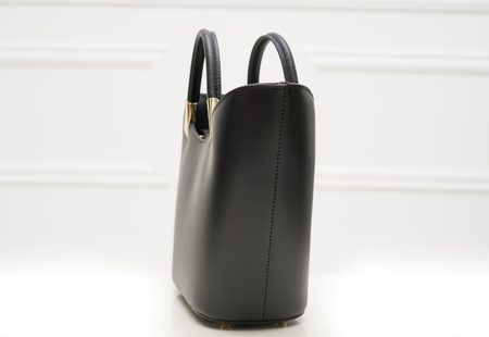 Real leather handbag Glamorous by GLAM - Black -