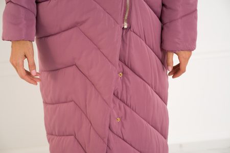 Giacca invernale donna Due Linee - Rosa -