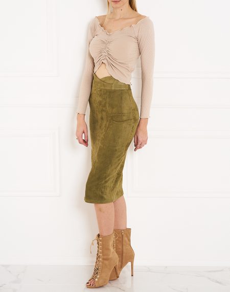 Skirt Due Linee - Green -