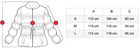 Winter jacket Due Linee - Yellow -