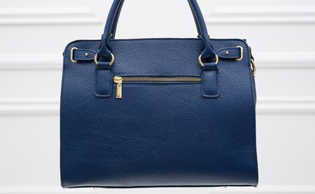 Real leather handbag Glamorous by GLAM - Blue -