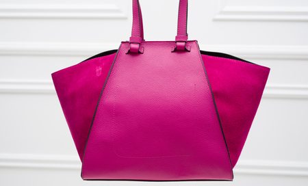 Real leather shoulder bag Glamorous by GLAM - Pink -