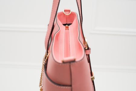 Real leather shoulder bag Glamorous by GLAM - Pink -