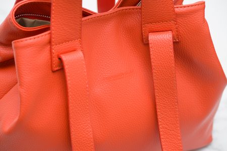 Bolso de hombro de cuero para mujer Glamorous by GLAM - Naranja -