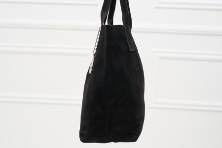 Real leather shopper bag Glamorous by GLAM - Black -