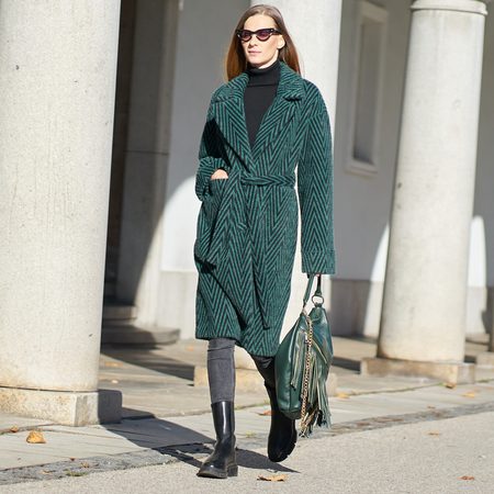 Cappotto donna Due Linee - Verde -